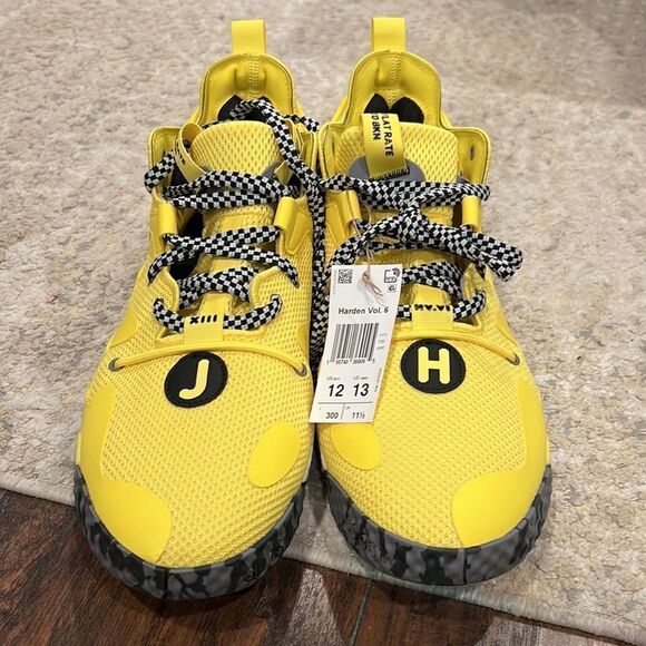 Adidas Harden Vol. 6 Taxi GV9586 Size 12 NWT BASKETBALL SHOES - Picture 2 of 11